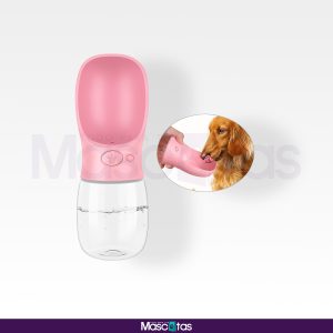 Bebedero Portátil para Mascotas con Botón Dosificador – 500 ml