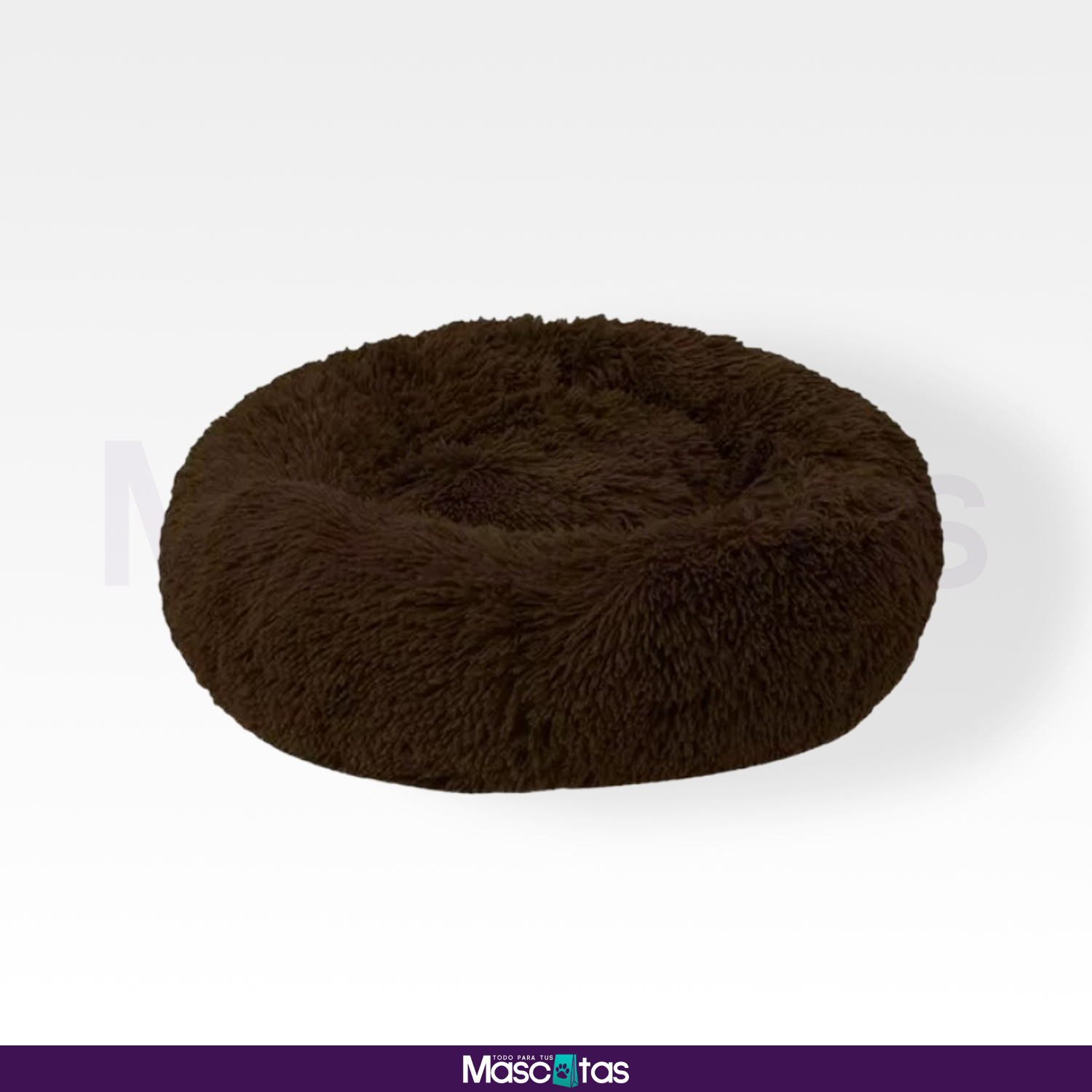 Cama Perro Mascota Antiestres Felpa 90cm - Imagen 2