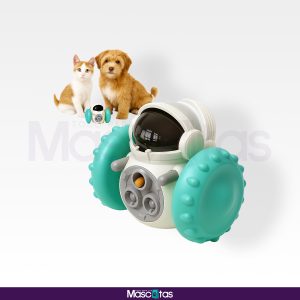 Juguete Interactivo KINGO – Robot Dispensador de Alimentos para Perros y Gatos